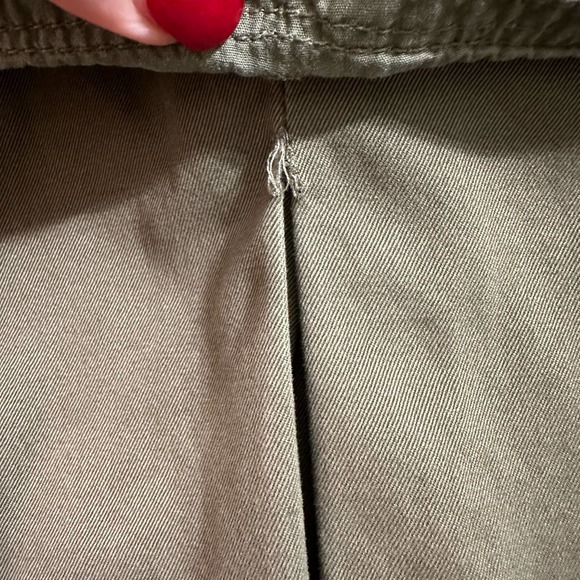 Pre-loved American Eagle Women’s Sz Small Green Army Jacket - Picture 14 of 16